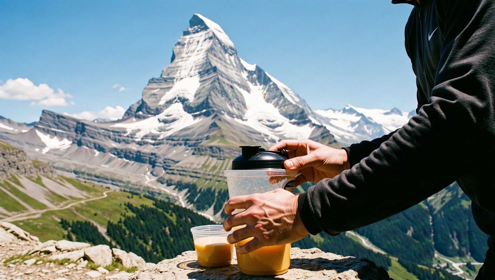 Swiss Alpine landscape representing precision and endurance