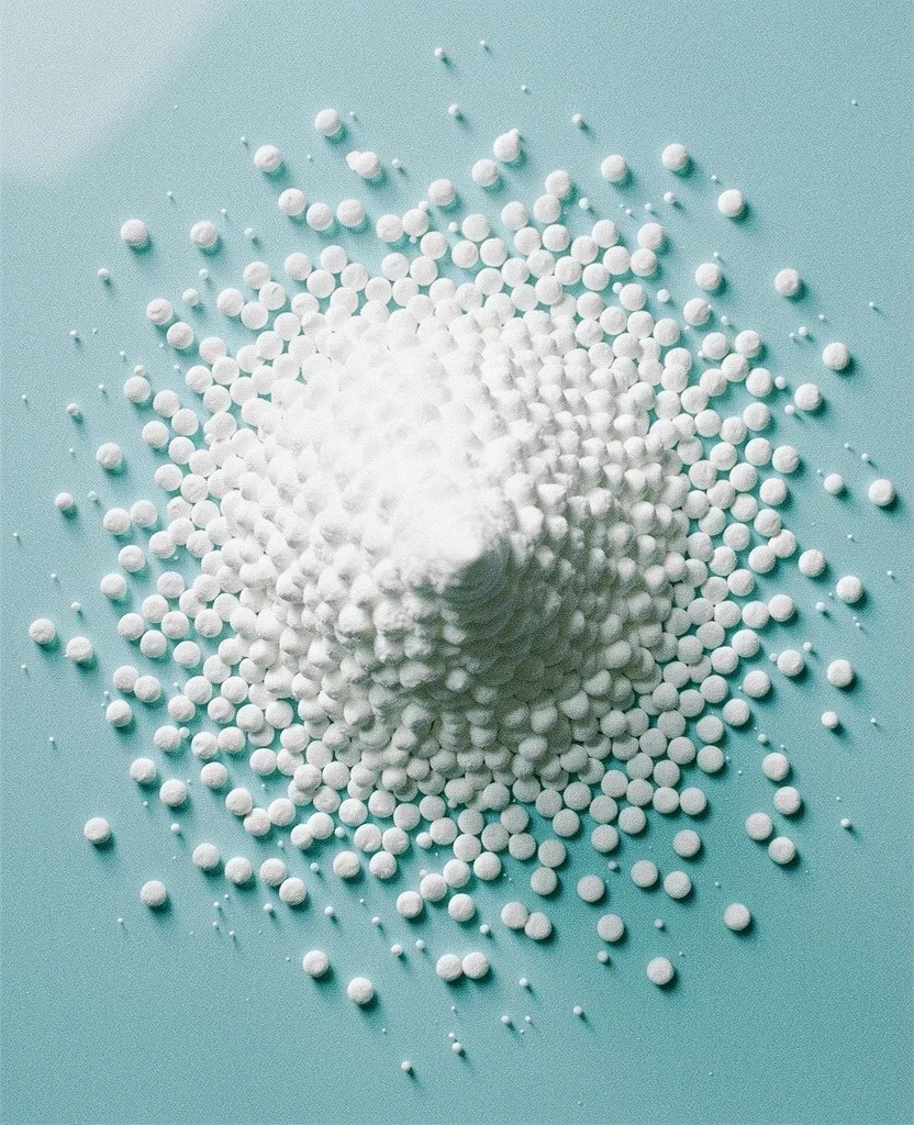 Detailed view of high-purity supplement powder
